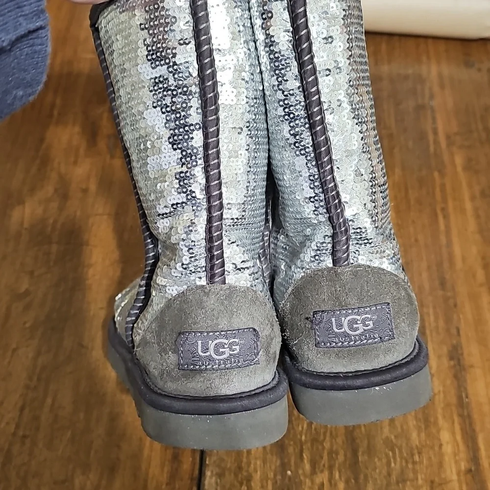 UGG Silver Sequence Boots